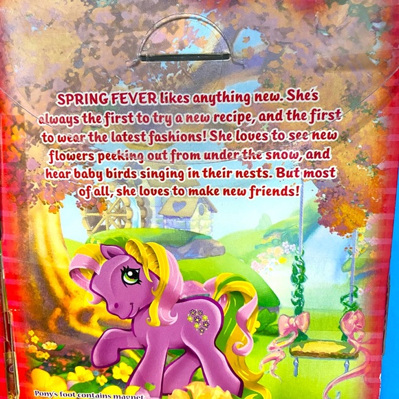 MY LITTLE PONY G3 NWT VTG 2004 TOYS R US EXCLUSIVE BLOSSOMFORTH & SPRING FEVER - Picture 13 of 16